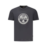 Napapijri Black Cotton Men T-Shirt